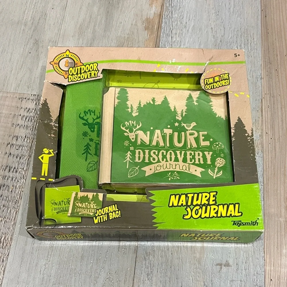 Toy Smith Nature Journal Science Kit Outdoor Discovery Journal Bag Gifts